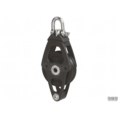 Bozzello Antal puleggia 50 mm cassa alluminio — Singolo con arricavo e strozzascotte
