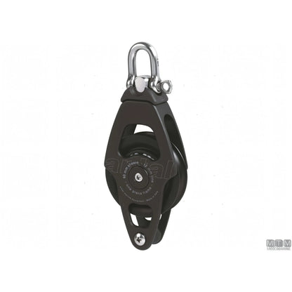 Antal bozzello puleggia 60 mm cassa in alluminio — Singolo con arricavo