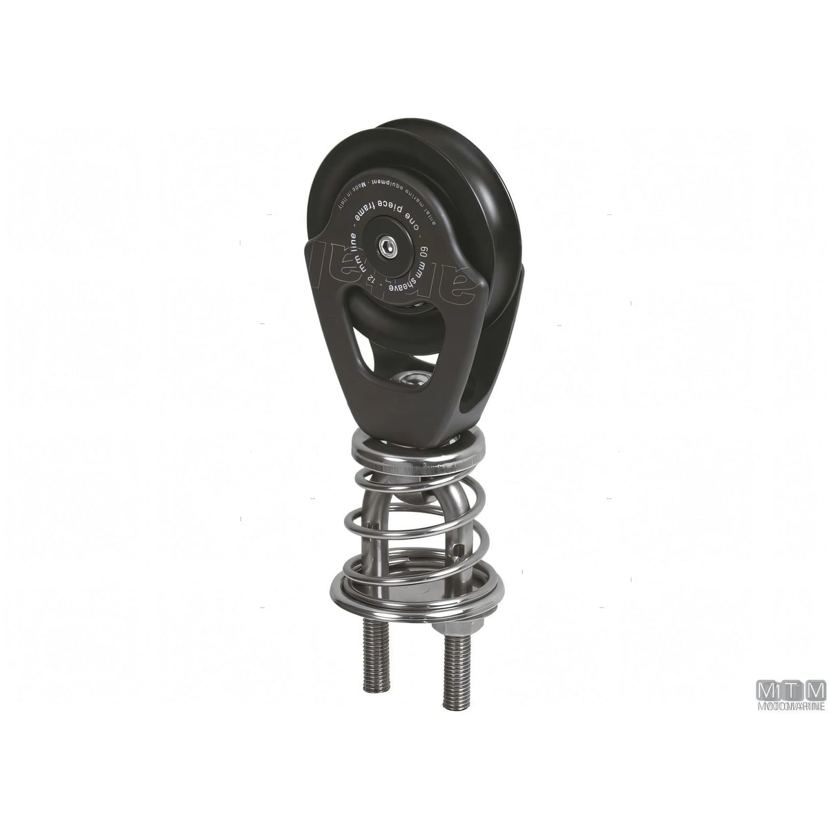 Antal bozzello puleggia 60 mm cassa in alluminio — Su golfare a U