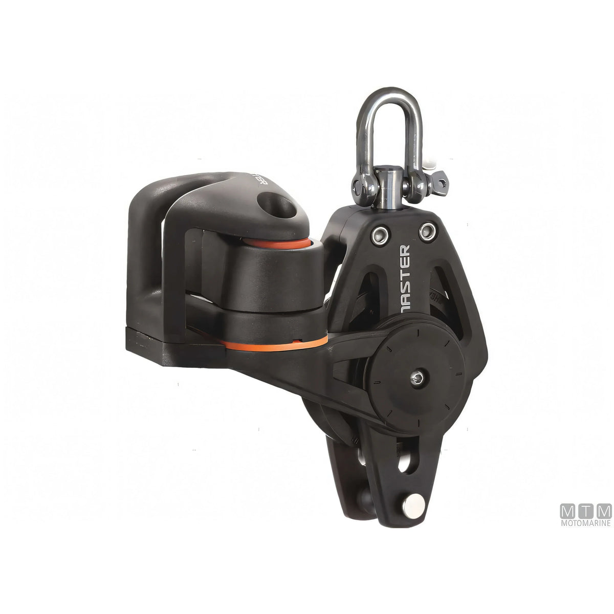 Bozzello Tersma Master puleggia 50mm boccola liscia — Singolo con arricavo e strozzascotte