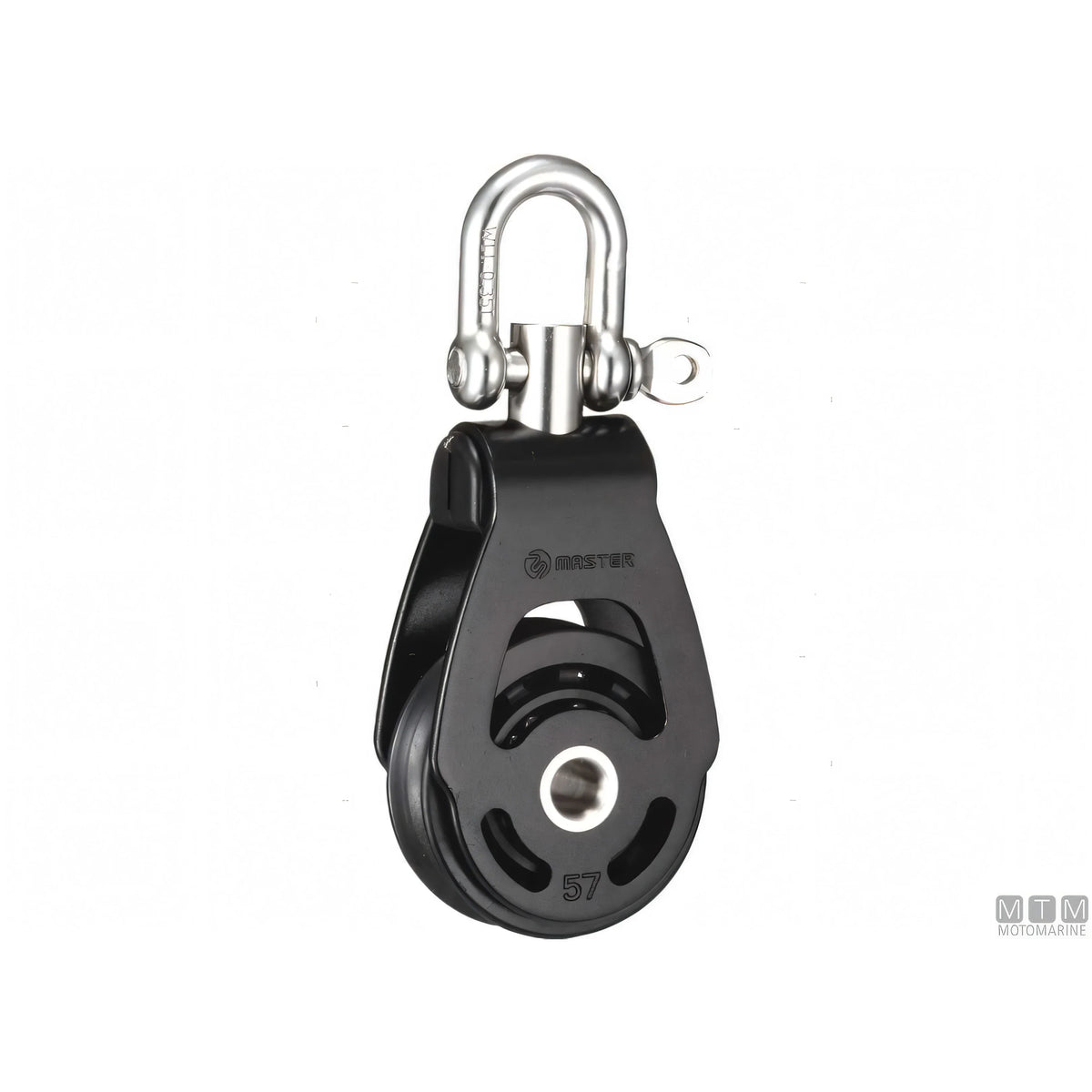 Tersma bozzello Master Hercules alluminio puleggia su sfere — Singolo Ø57mm