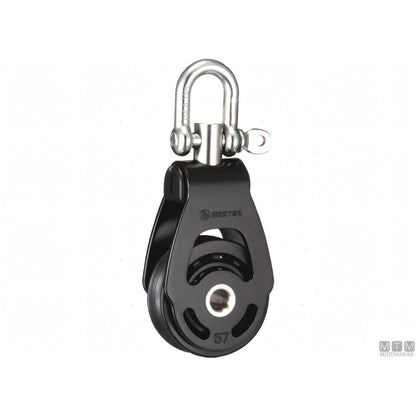 Tersma bozzello Master Hercules alluminio puleggia su sfere — Singolo Ø57mm