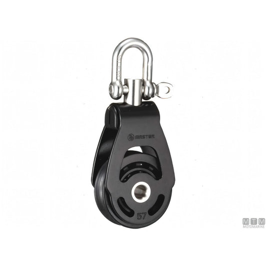 Tersma bozzello Master Hercules alluminio puleggia su sfere — Singolo Ø57mm
