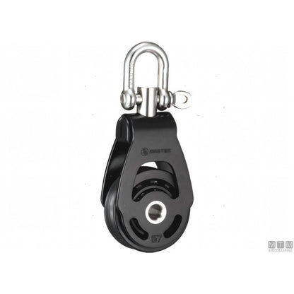 Tersma bozzello Master Hercules alluminio puleggia su sfere — Singolo Ø57mm