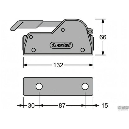Stopper Antal V-Grip per cime — Doppio 8/12 mm