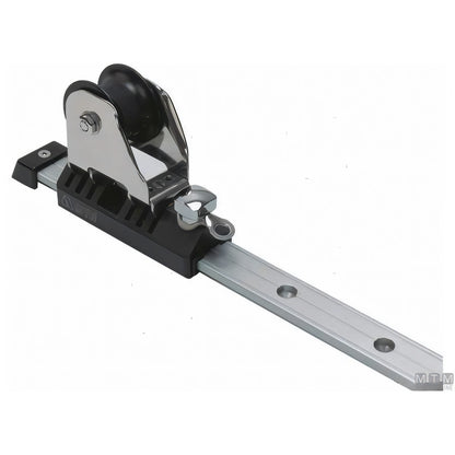 Antal carrello e rotaia genoa 40x8 mm alluminio anodizzato — Carrello