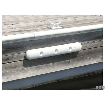 Dock Edge UltraGard piastra paracolpi in PVC marino — Bianco