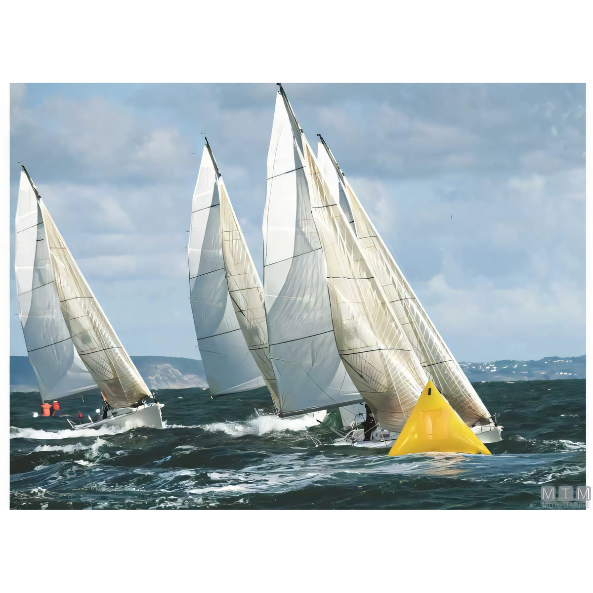 Boa Segnaletica Triangolare da Regata MTM — 1.5x1.5x1.5 m - Giallo