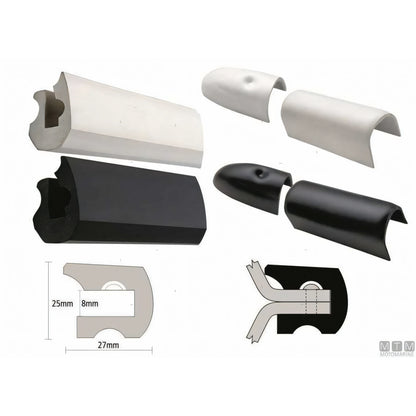 Tessilmare Bottazzo Profilo Parabordo ECO2 in PVC — Nero - 12 m