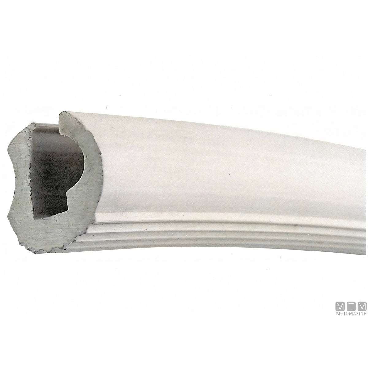 Bottazzo Profilo Parabordo ECO1 Bianco (25mm) – Finitura Giunzioni a Labbro — ECO1 Bianco 12 metri