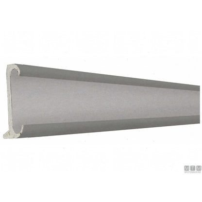 Bottazzo Profilo Parabordo U2 Bianco (35mm) – Sistema per Fiancate Piane — Supporto Rigido U2