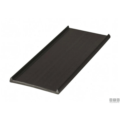 Tessilmare Profilo Parabordo Sphaera Acciaio Inox — Base nera Slim h55mm x 12m