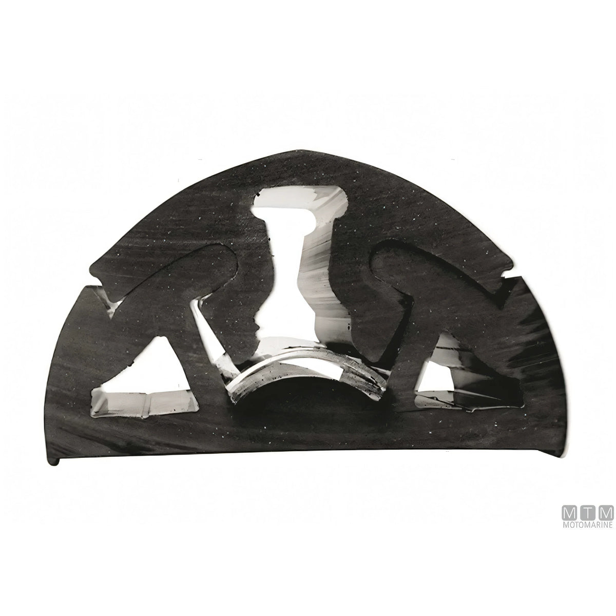 Tessilmare Bottazzo Parabordo Bino profilo PVC — Profilo h65mm Nero 12m