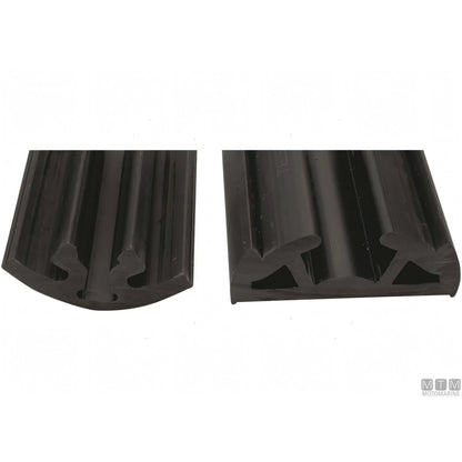 Tessilmare Bottazzo Parabordo Bino profilo PVC — Profilo h90mm Nero 24m
