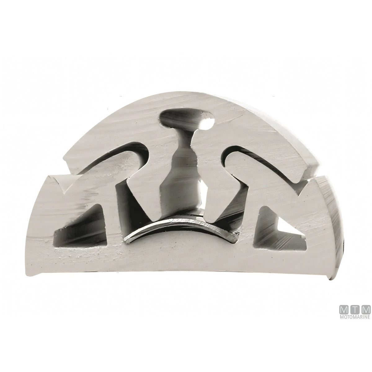 Tessilmare Bottazzo Parabordo Bino profilo PVC — Profilo h90mm Bianco 12m