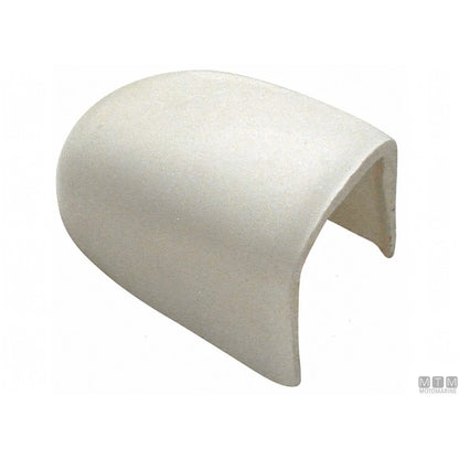 Bottazzo Profilo Parabordo T1 Bianco (36mm) – Sistema Componibile in PVC — Terminale di chiusura