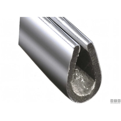 Trim-Lok profilo Edge-Guard PVC per bordi fino a 3 mm — Cromato