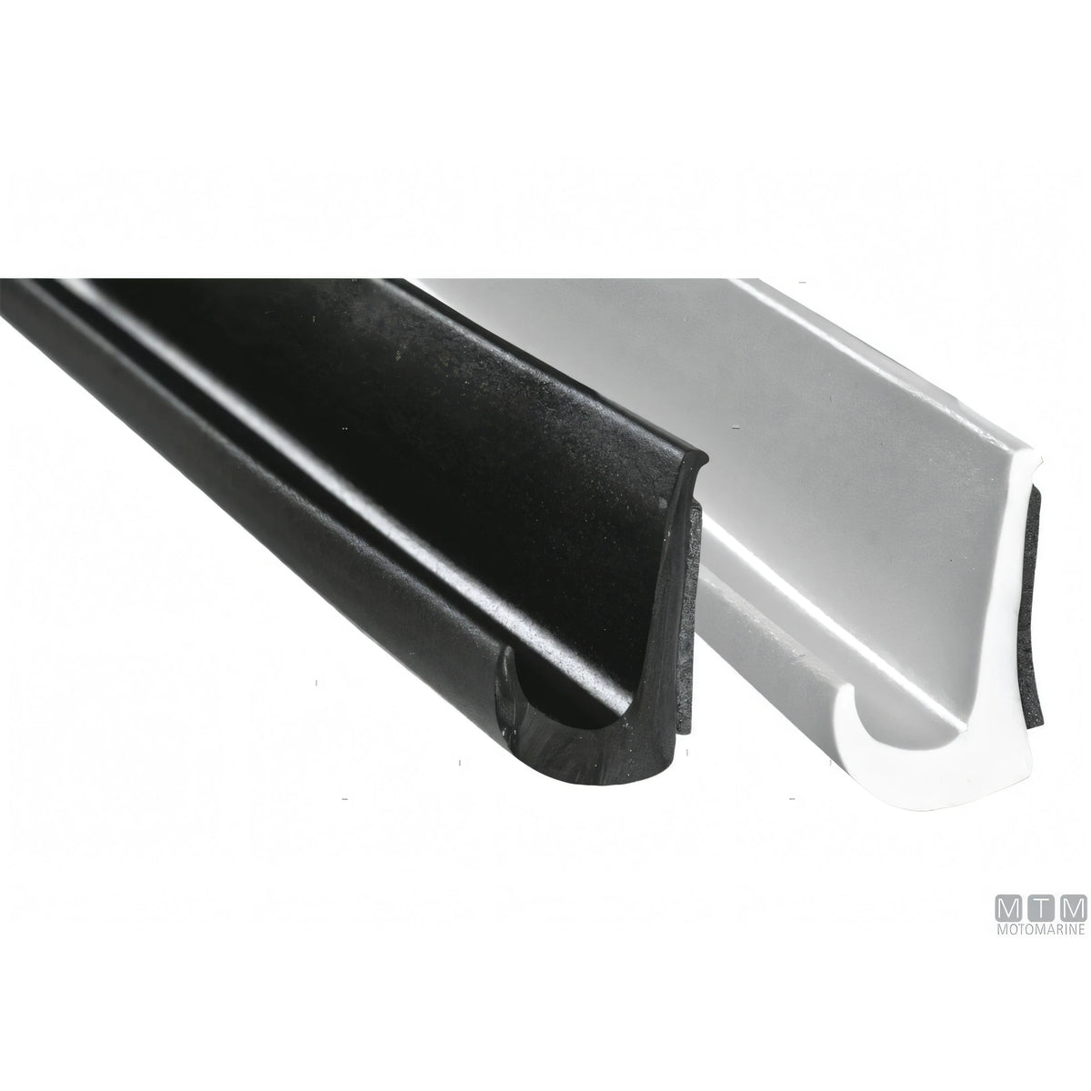 Trim-Lok profilo Drip Rail in PVC con adesivo 3M — Nero 15 m