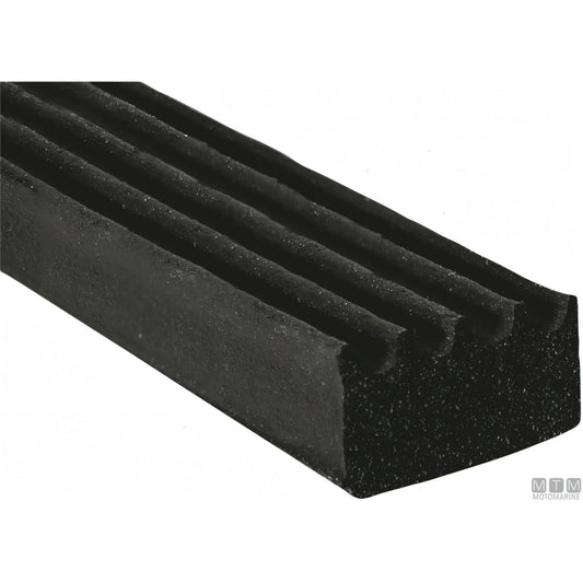 Trim-Lok guarnizione Ribbed Rubber gomma EPDM adesiva