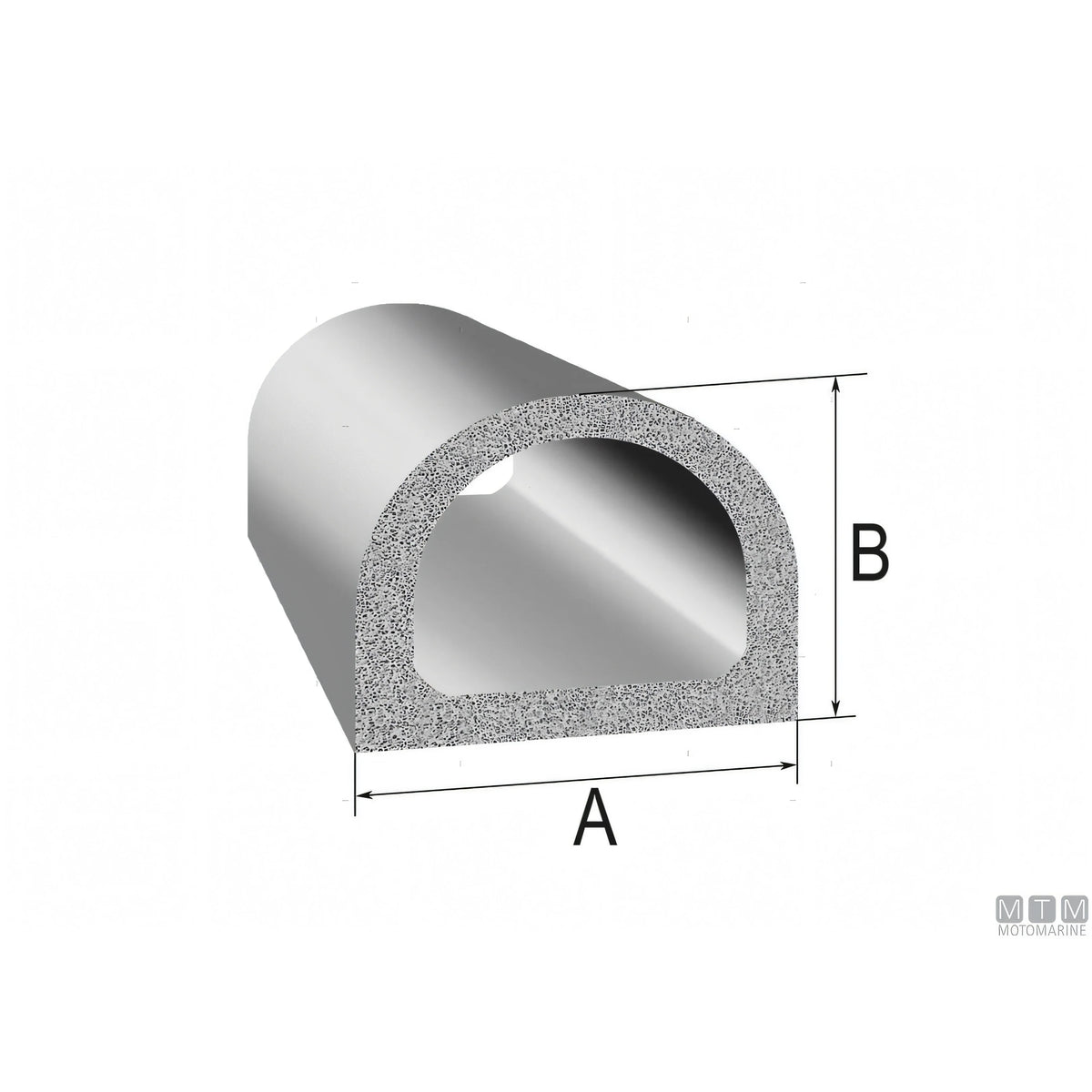 Guarnizione Trim-Lok DD Rubber adesiva in gomma EPDM — vista 2