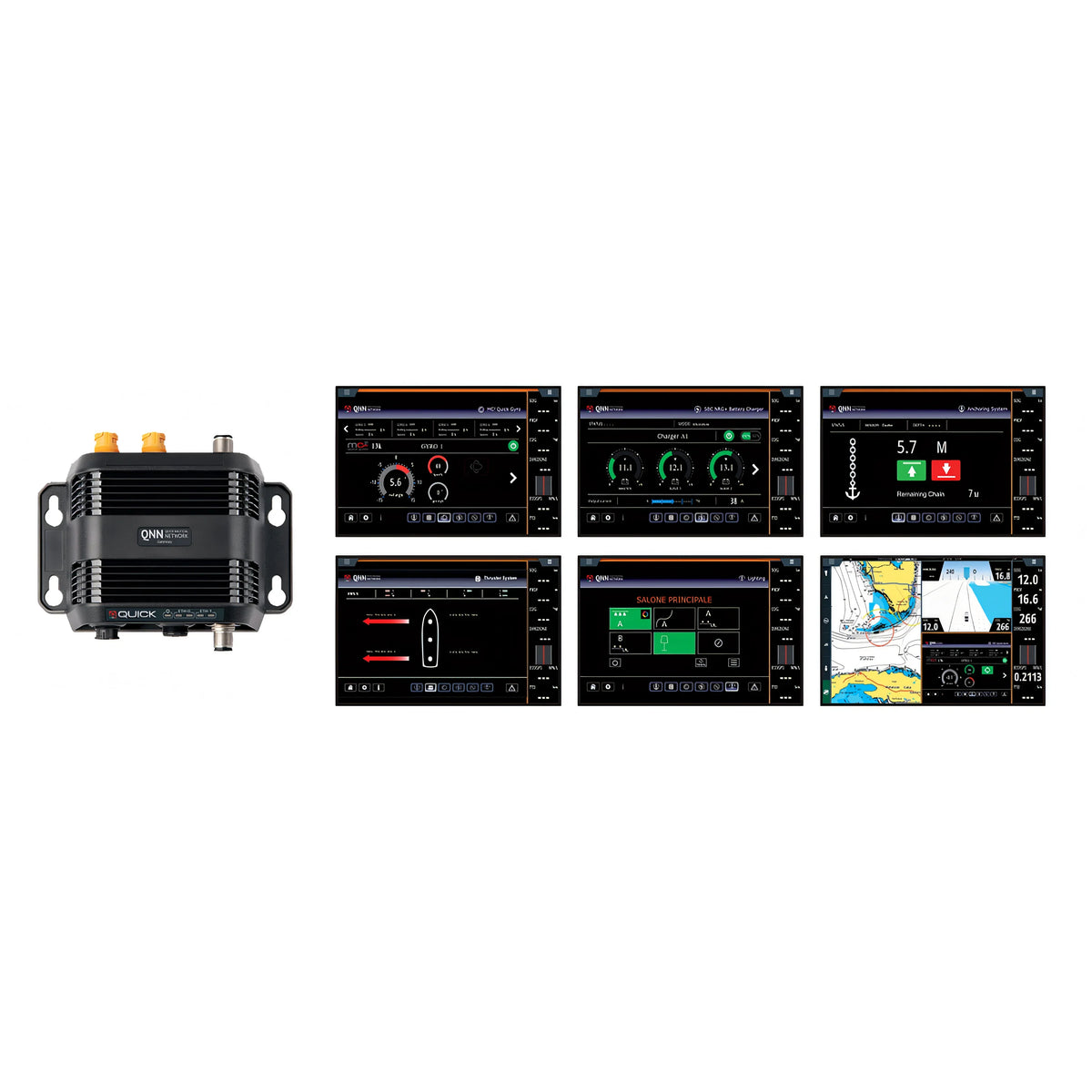 Gateway Quick Nautical Network per sistemi Quick e chartplotter
