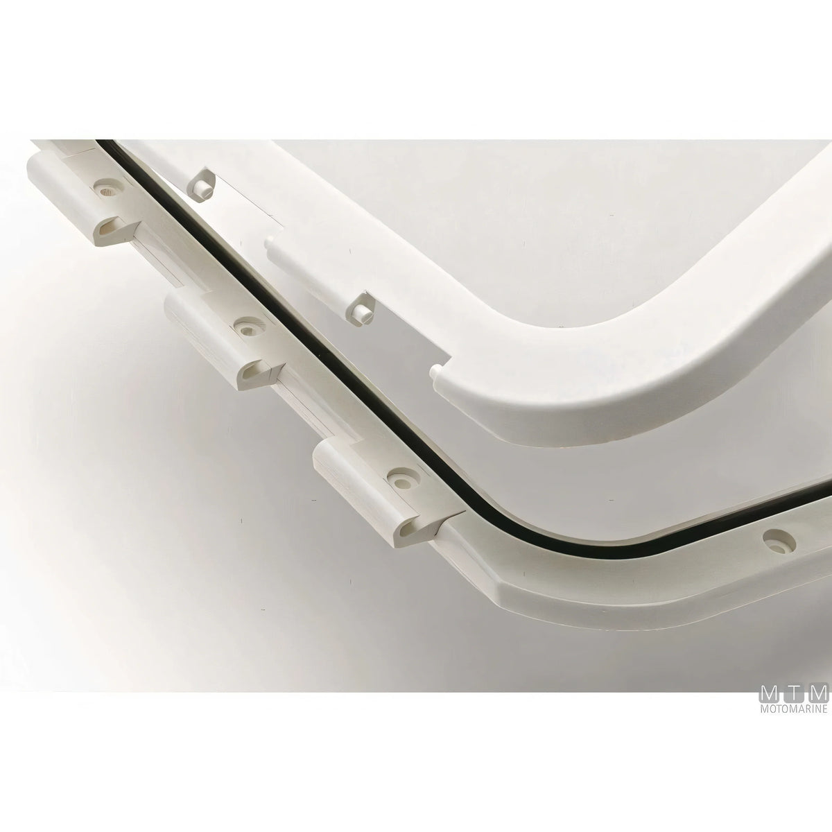 Sportello calpestabile Can SB in ABS bianco e grigio 357x606 mm — Bianco