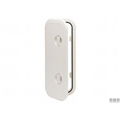 Sportello calpestabile Can SB in ABS bianco e grigio 243x606 mm — Bianco