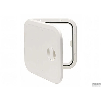 Sportello calpestabile Can SB in ABS bianco e grigio 373x373 mm — Bianco