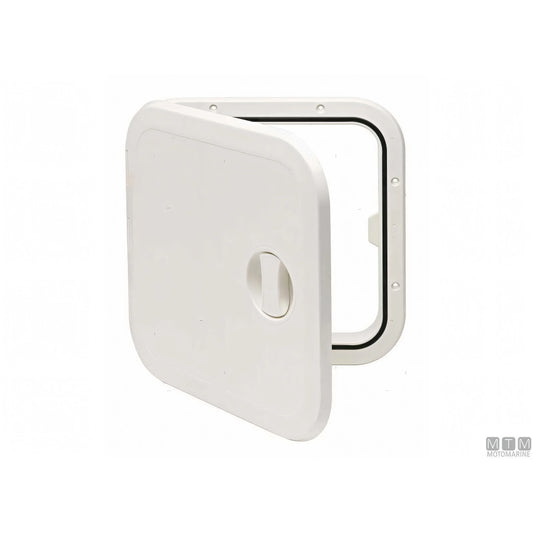 Sportello calpestabile Can SB in ABS bianco e grigio 373x373 mm — Bianco