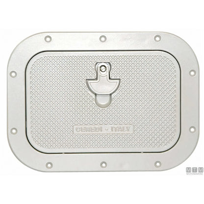 Ceredi Portello Small in Alluminio Anodizzato — Bianco