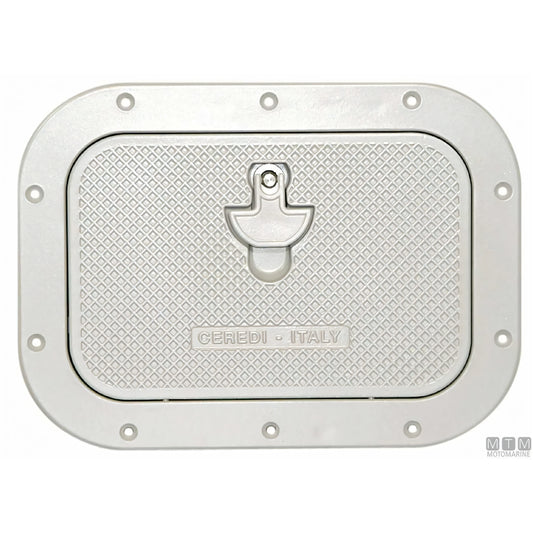 Ceredi Portello Small in Alluminio Anodizzato — Bianco
