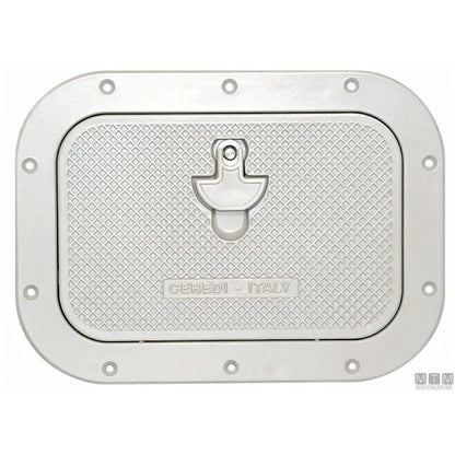 Ceredi Portello Small in Alluminio Anodizzato — Bianco