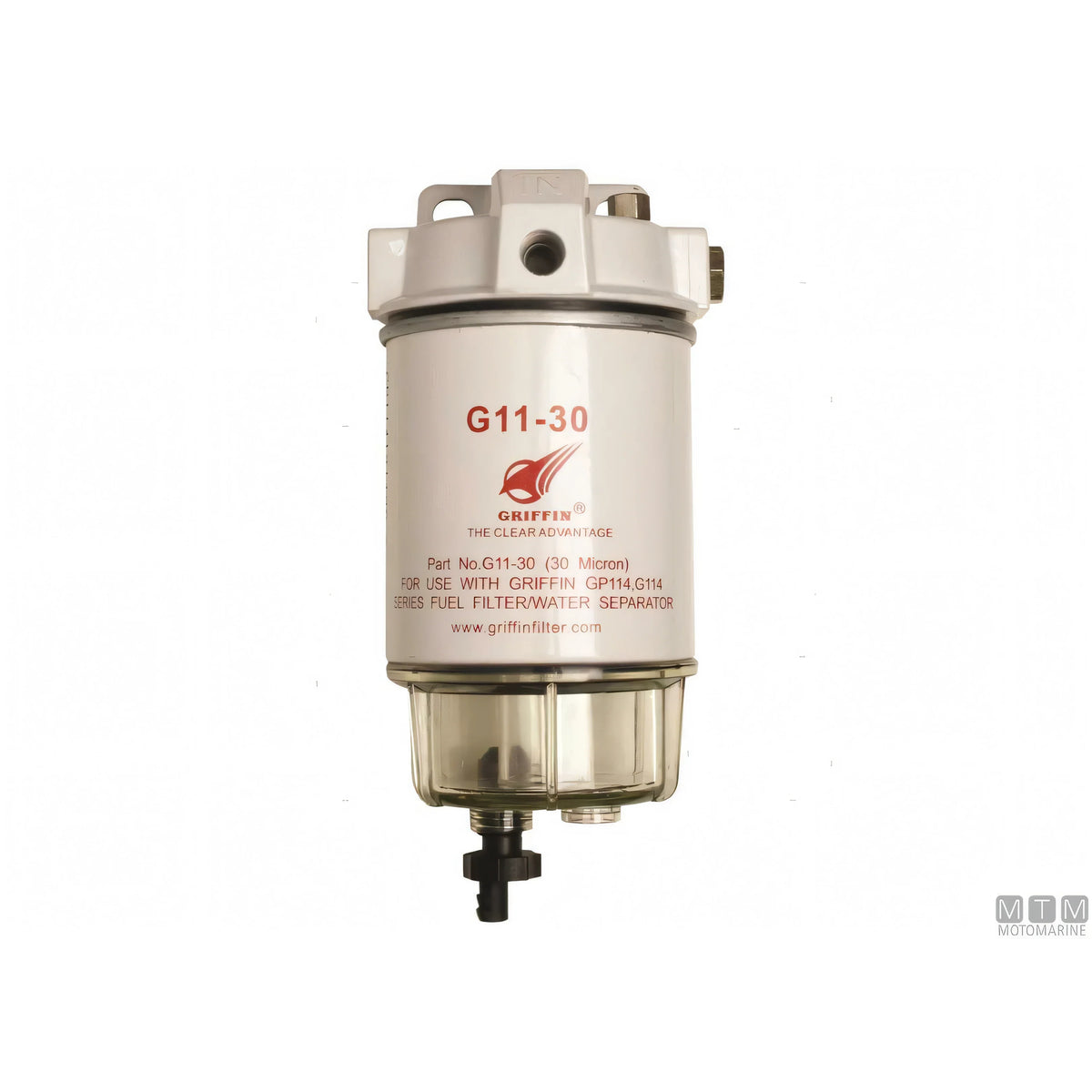 Filtro diesel Griffin Spin-on con tecnologia MICROBLOC — G114