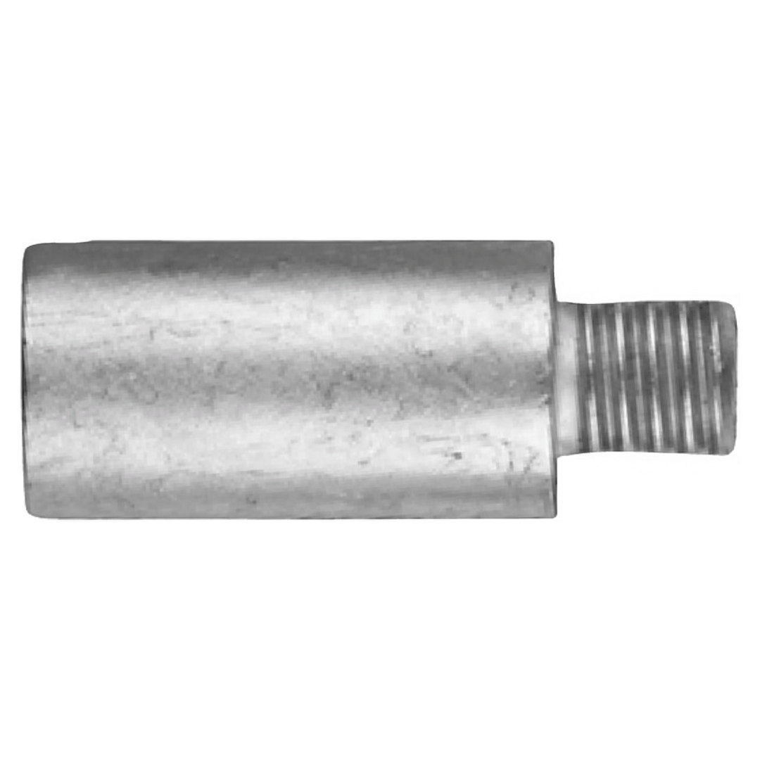 Anodo cilindrico in zinco con filettatura maschio Volvo 7/16" per scambiatori calore