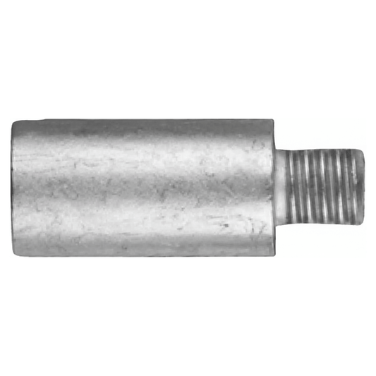 Anodo cilindrico in zinco con filettatura maschio Volvo 7/16" per scambiatori calore