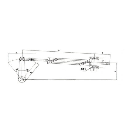 Cilindro idraulico Ultraflex serie UC