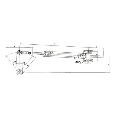 Cilindro idraulico Ultraflex serie UC