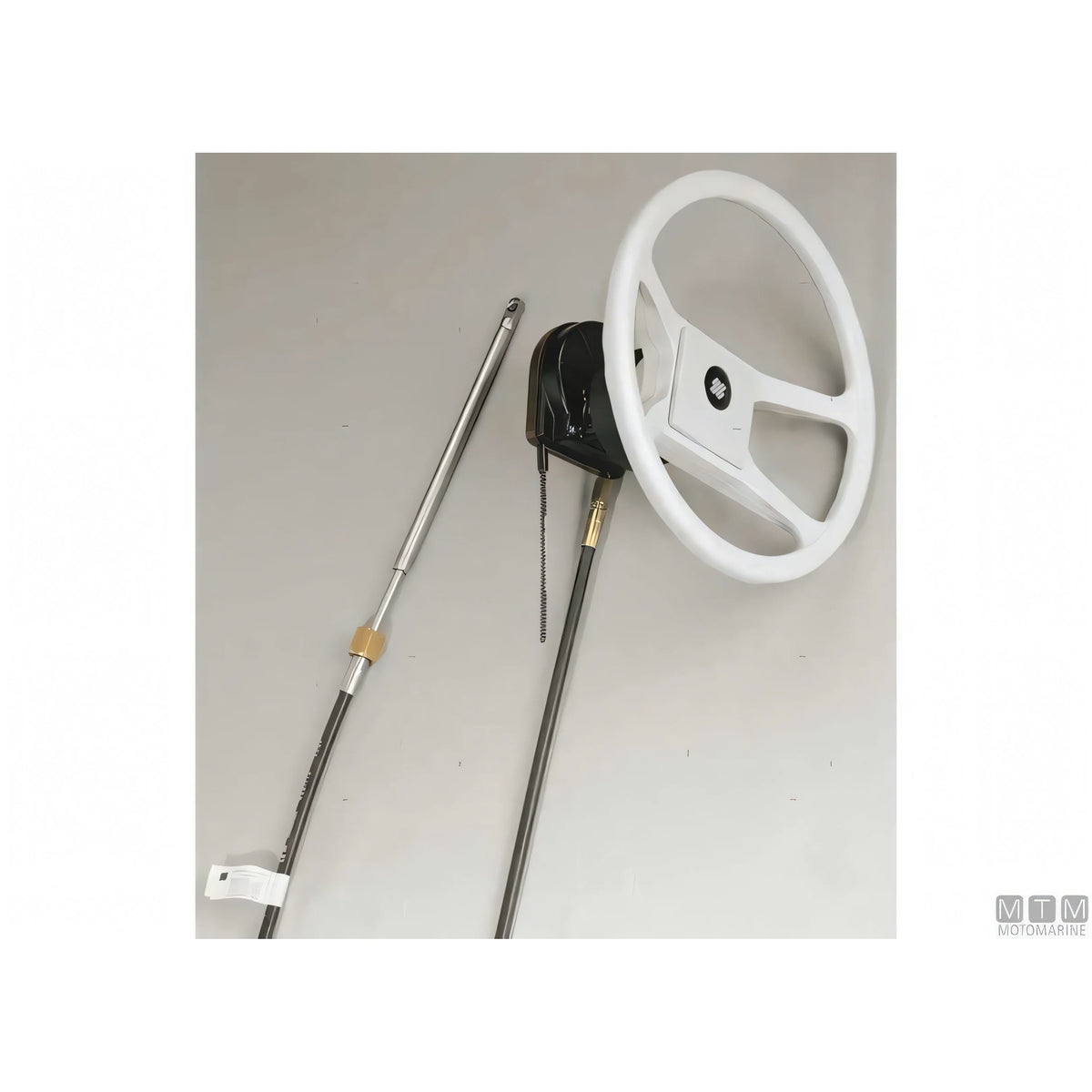 Ultraflex timoneria rotativa T67 acciaio inox — Nero