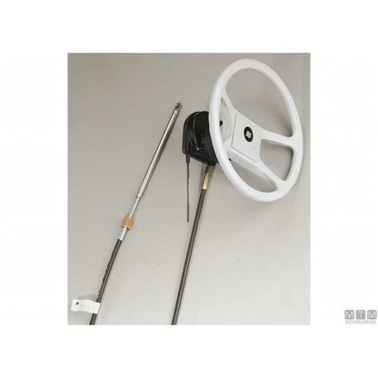 Ultraflex timoneria rotativa T67 acciaio inox — Nero