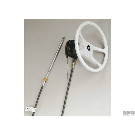 Ultraflex timoneria rotativa T67 acciaio inox — Nero