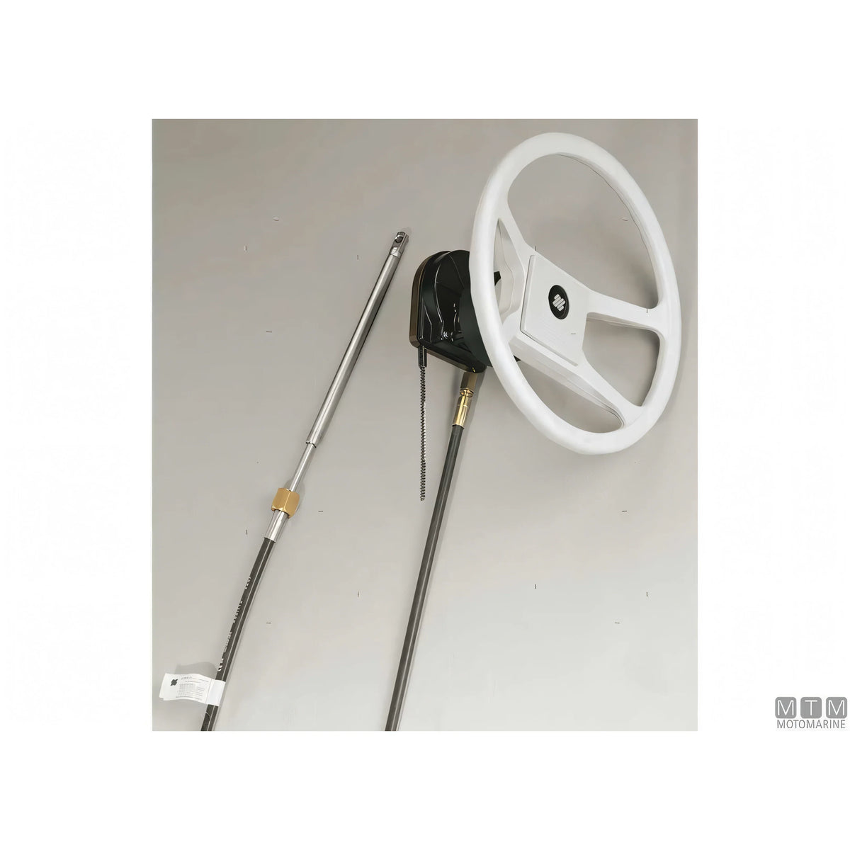 Ultraflex timoneria rotativa T67 acciaio inox — Nero