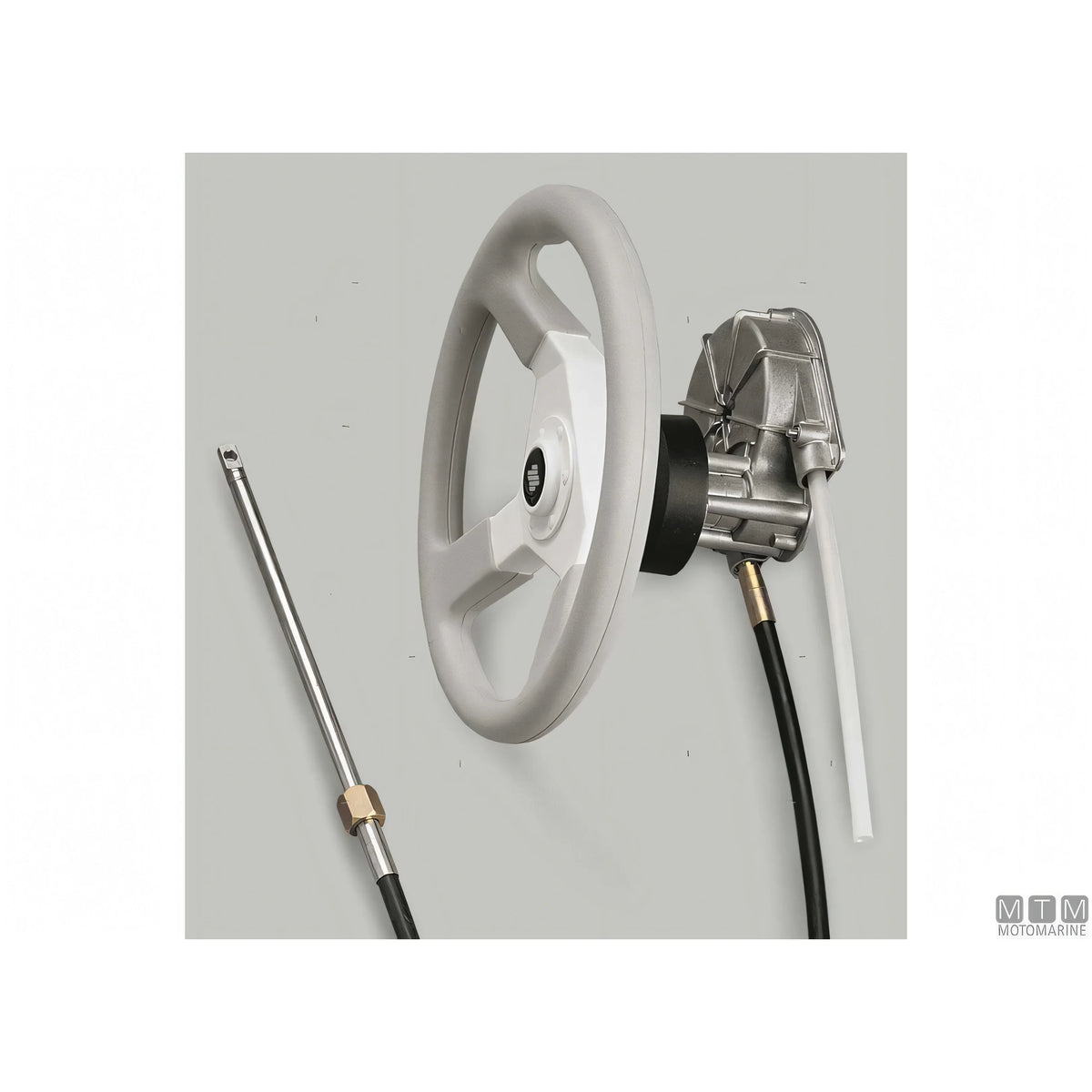 Ultraflex timoneria rotativa T85 acciaio inox — Nero
