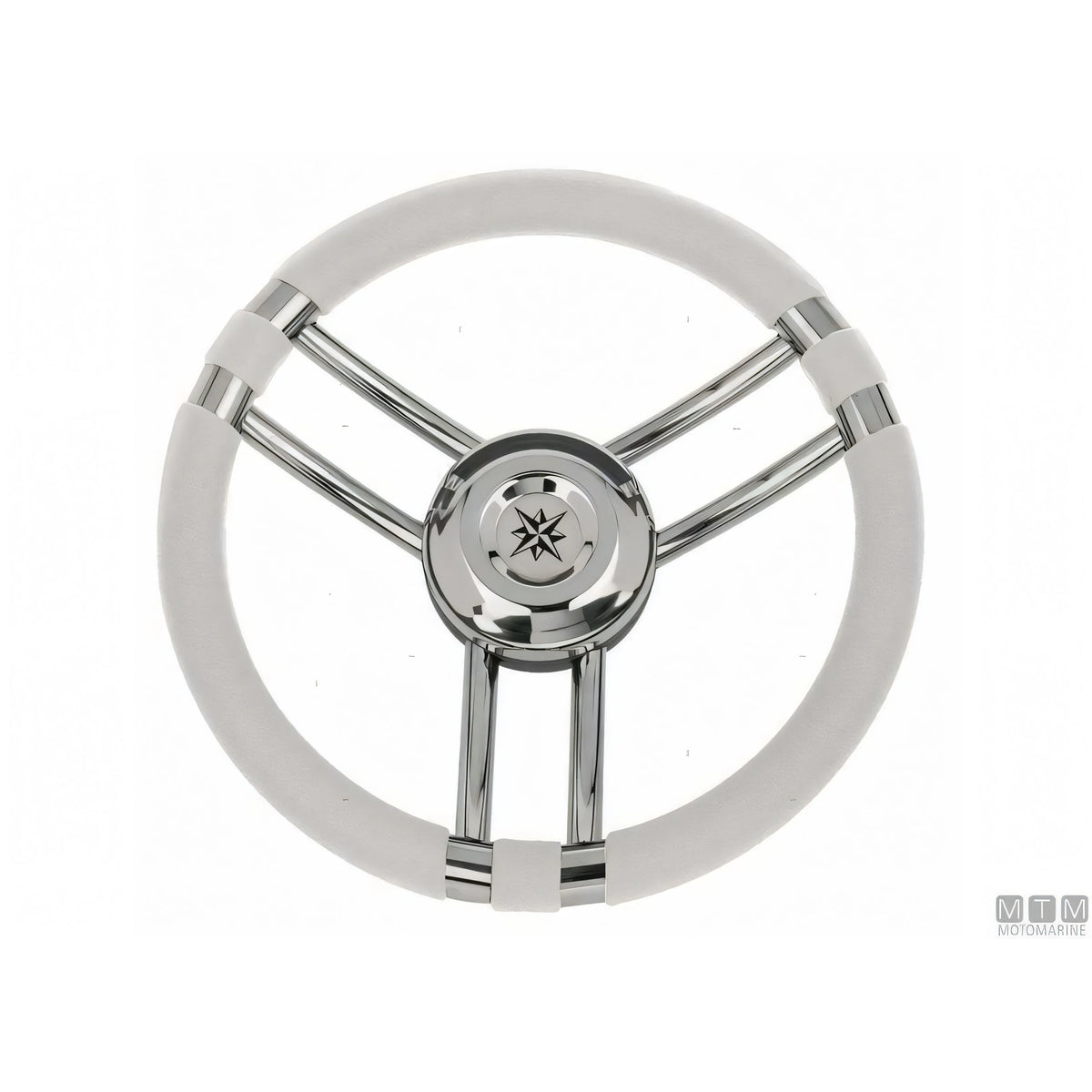Savoretti Armando volante Ray acciaio inox — Poliuretano Nero