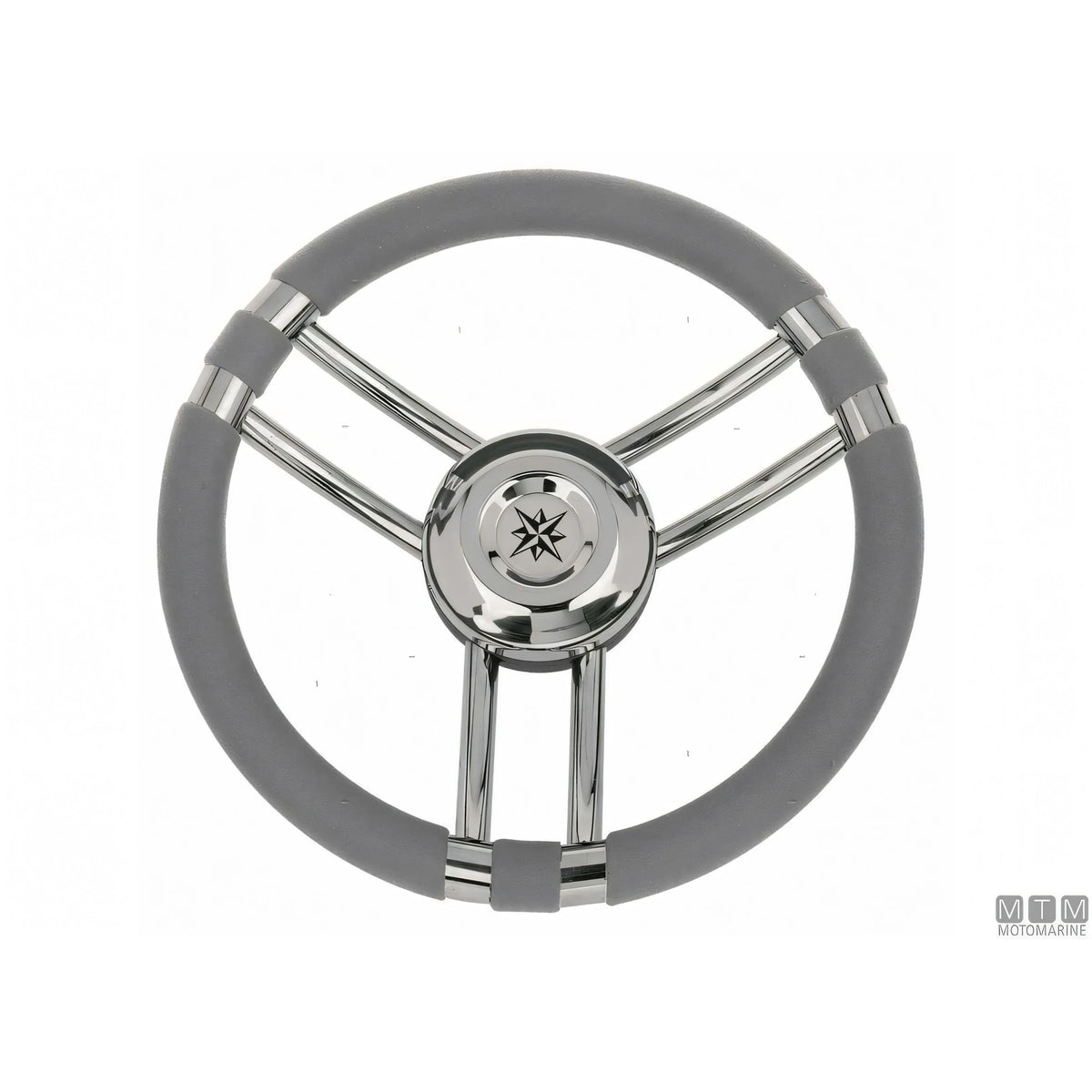 Savoretti Armando volante Ray acciaio inox — Poliuretano Grigio