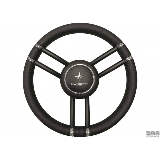 Savoretti Armando volante Ghost acciaio inox nero poliuretano — T27 - 6 razze