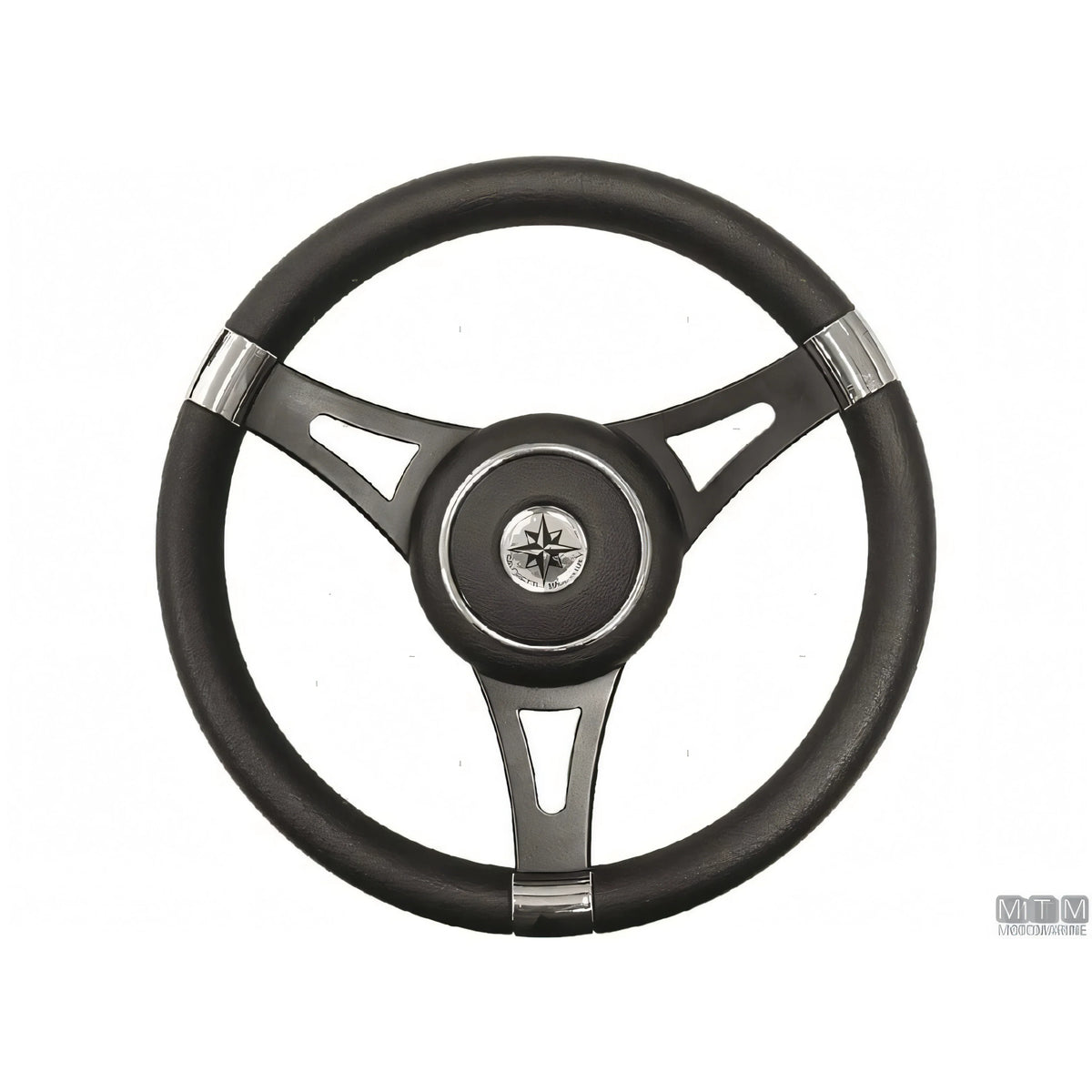 Savoretti Armando volante Ghost acciaio inox nero poliuretano — T27 - 6 razze