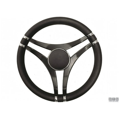 Savoretti Armando volante Ghost acciaio inox nero poliuretano — T27 - 6 razze