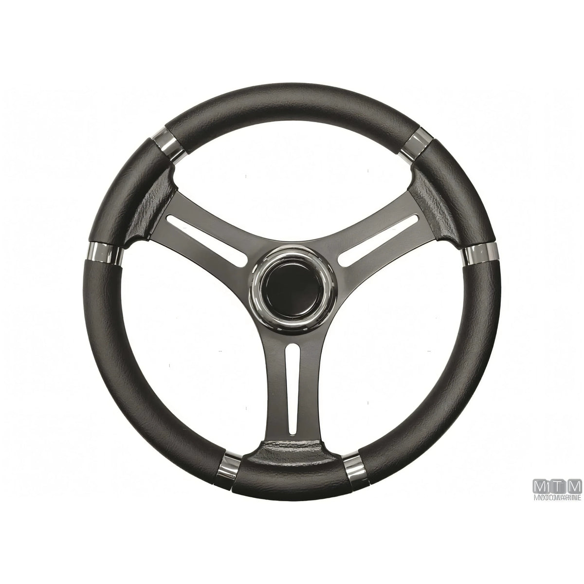 Savoretti Armando volante Ghost acciaio inox nero poliuretano — T18 - 3 razze