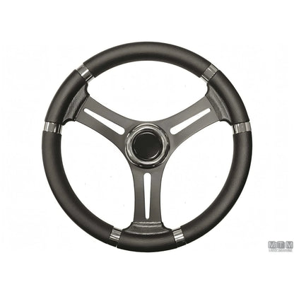 Savoretti Armando volante Ghost acciaio inox nero poliuretano — T18 - 3 razze