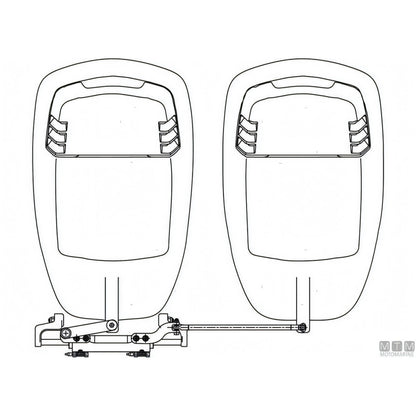 Ultraflex cilindro timoneria Nautech in acciaio inox — UC128-OBF/1